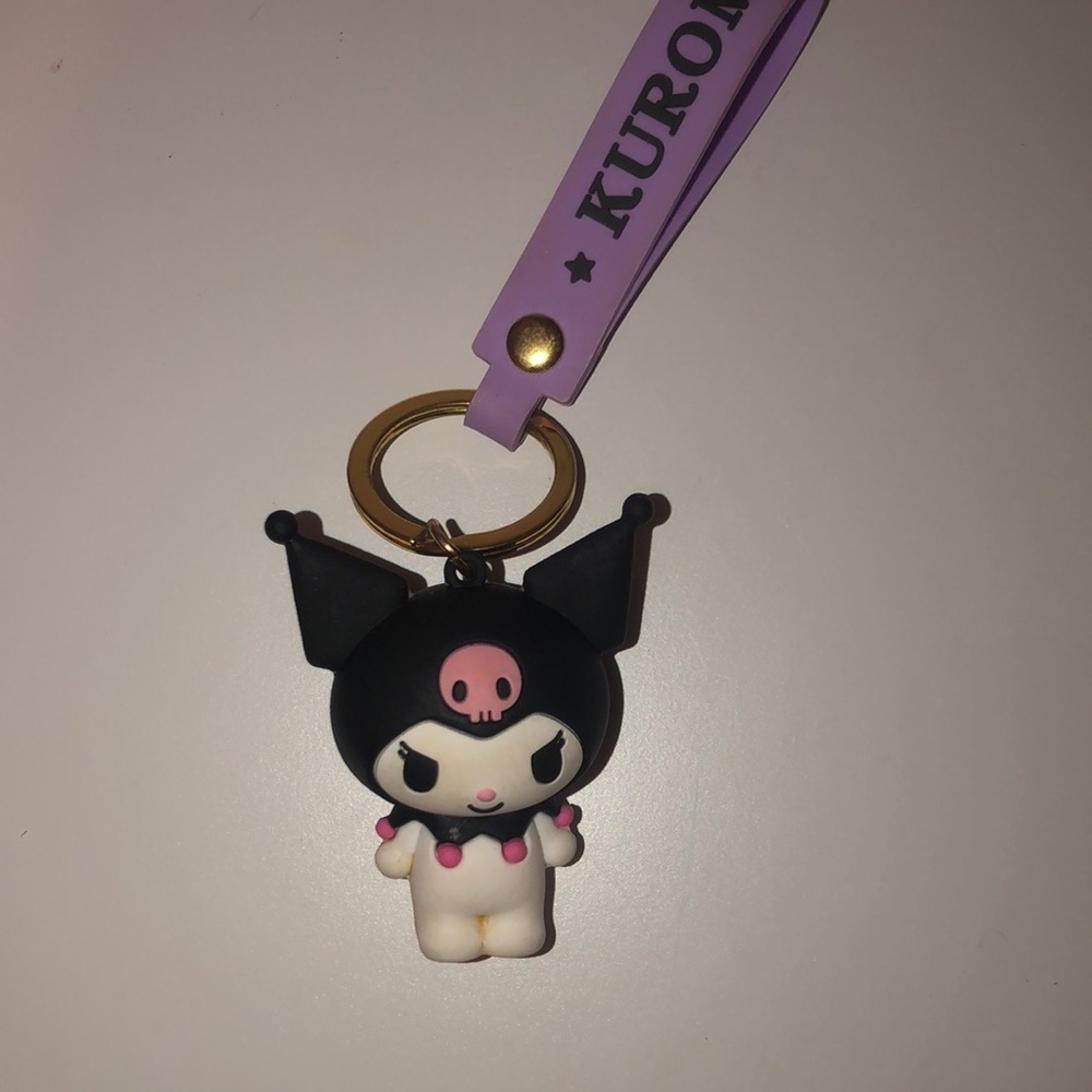 Sanrio official kuromi keychain